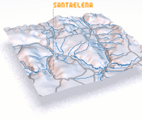 3d view of Santa Elena