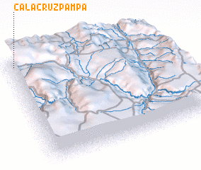 3d view of Calacruzpampa