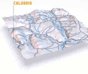 3d view of Calvario