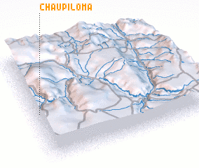 3d view of Chaupiloma