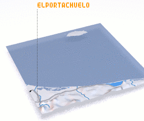 3d view of El Portachuelo