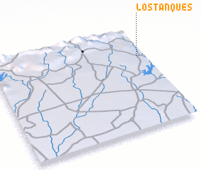 3d view of Los Tanques