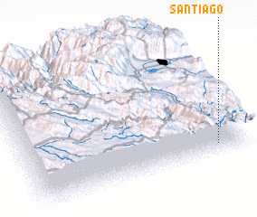 3d view of Santiago