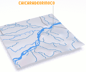 3d view of Caicara de Orinoco