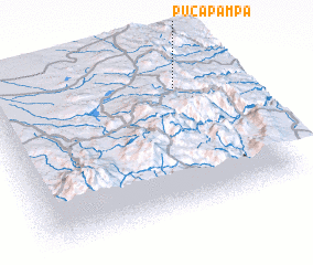 3d view of Pucapampa