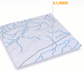 3d view of Illimani