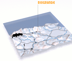 3d view of Río Grande