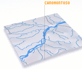 3d view of Caño Montoso