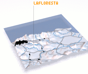 3d view of La Floresta