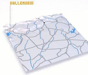 3d view of Valle Morín