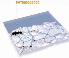 3d view of Potrero Gordo