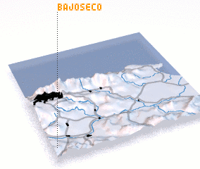 3d view of Bajo Seco