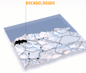 3d view of Boca del Negro