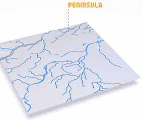 3d view of Península