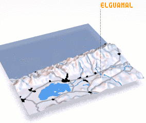 3d view of El Guamal