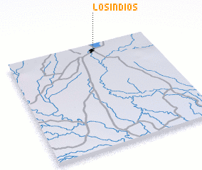 3d view of Los Indios