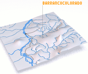 3d view of Barranco Colorado