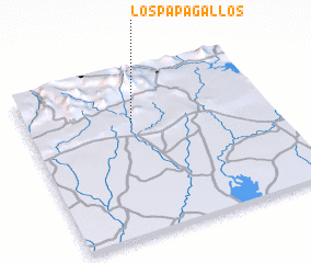 3d view of Los Papagallos