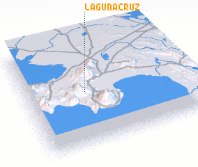 3d view of Laguna Cruz