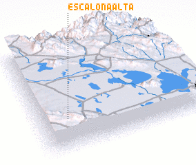 3d view of Escalona Alta