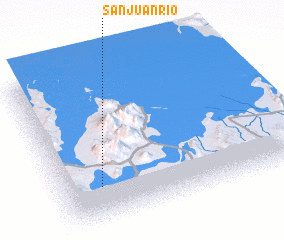 3d view of San Juan Río