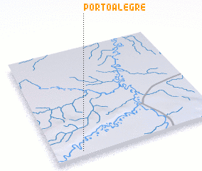 3d view of Pôrto Alegre