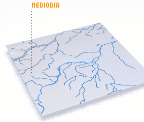 3d view of Medio Día