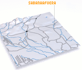 3d view of Sabana Afuera