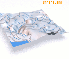 3d view of Santa Elena