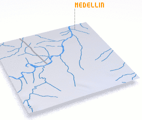 3d view of Medellín