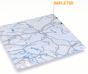 3d view of Mapleton