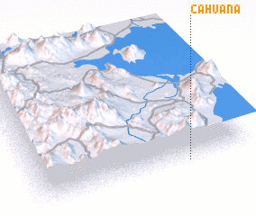 3d view of Cahuana