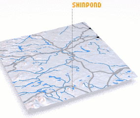 3d view of Shin Pond