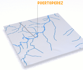 3d view of Puerto Pérez