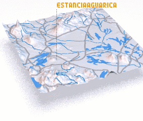 3d view of Estancia Agua Rica