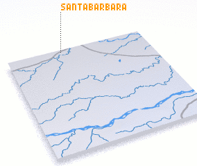 3d view of Santa Bárbara