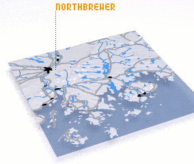 3d view of North Brewer