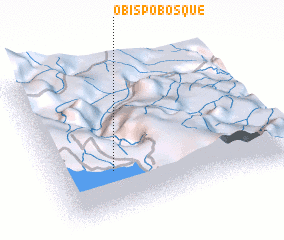 3d view of Obispo Bosque