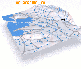 3d view of Achacachi Chico