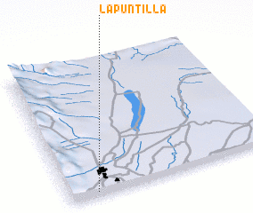 3d view of La Puntilla