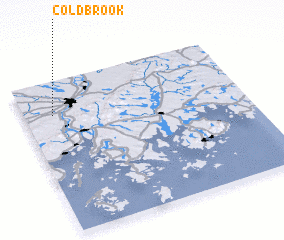 3d view of Cold Brook