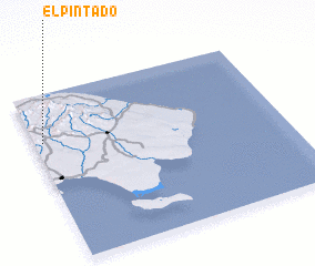 3d view of El Pintado