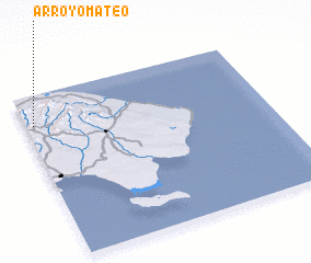 3d view of Arroyo Mateo