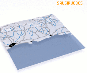 3d view of Salsipuedes