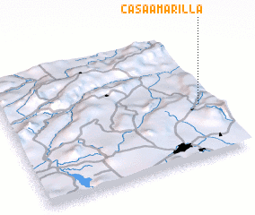 3d view of Casa Amarilla