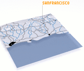 3d view of San Francisco