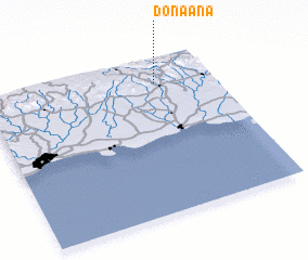 3d view of Doña Ana