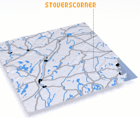 3d view of Stovers Corner