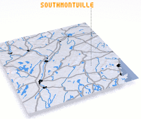 3d view of South Montville