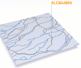3d view of El Caujaro